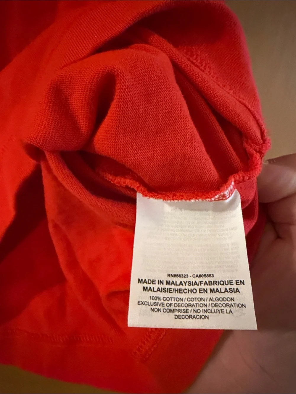 Nike Sportswear Women’s Cuffed Colorblock Tee Red Size Medium